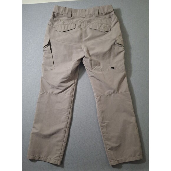 5.11 Tactical Pants Men 36x32 Beige Fast-Tac Urban Utility Rip Stop Lightweight - Picture 10 of 11